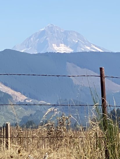 2023 Hood and Back Mt Hood getting closer