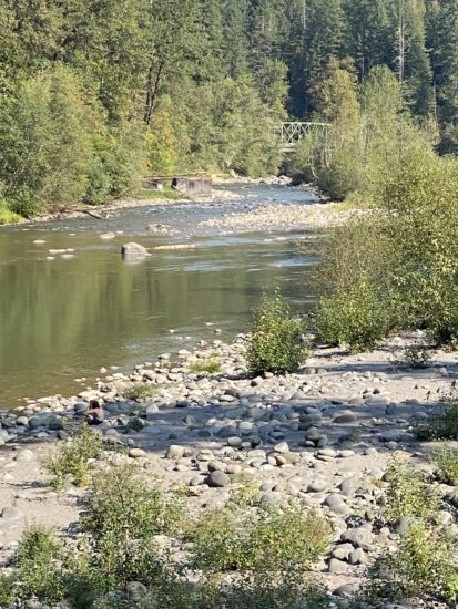 HAB - later Sandy River with bridge