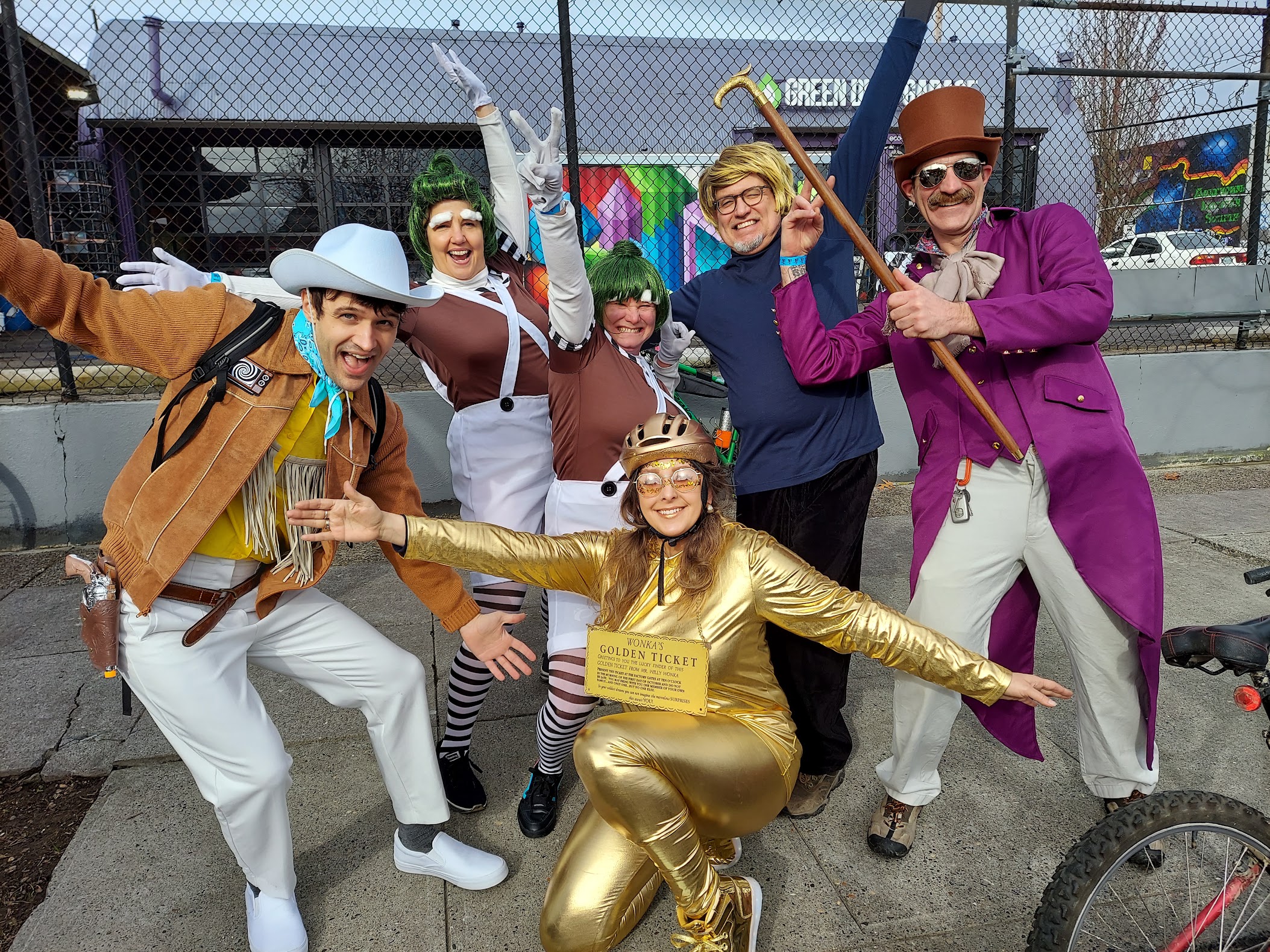 Willy Wonka and friends